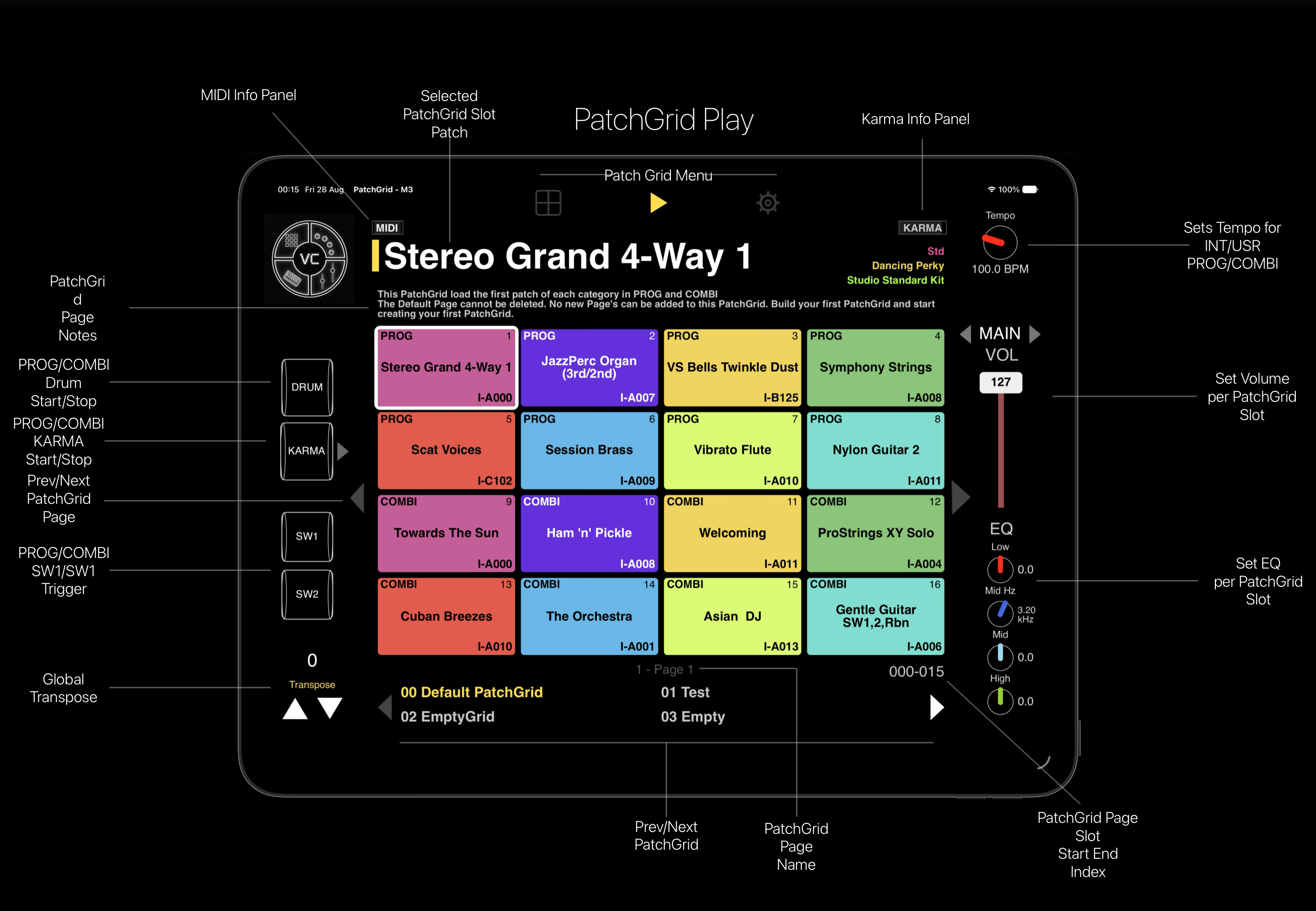 Annotated PatchGrid Play view